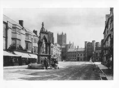 The Market Place, Wells, Somerset by French Photographer